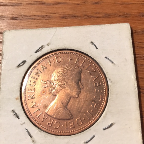 1964 Great Britain One Penny L@@K! - Picture 2 of 2